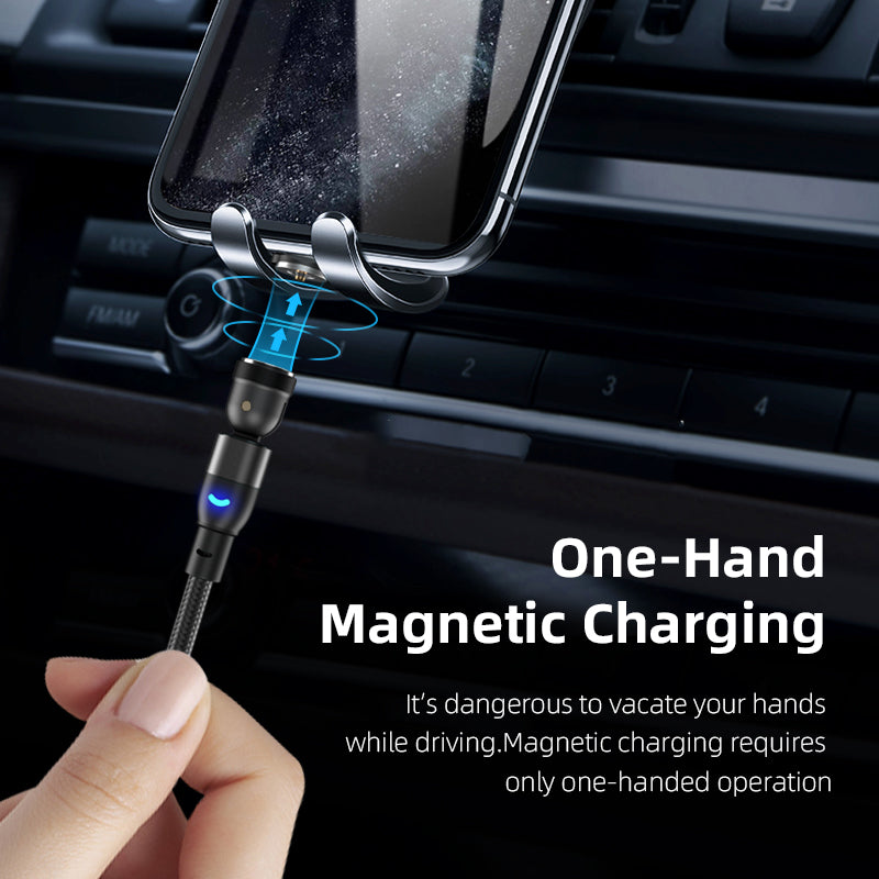 360 Rotating Magnetic Charging Cable