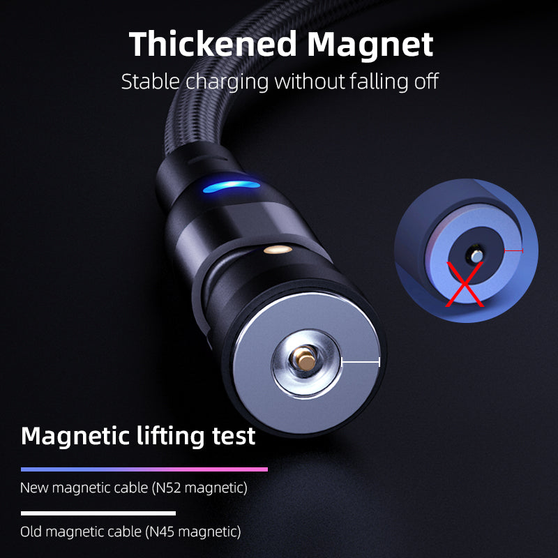 360 Rotating Magnetic Charging Cable